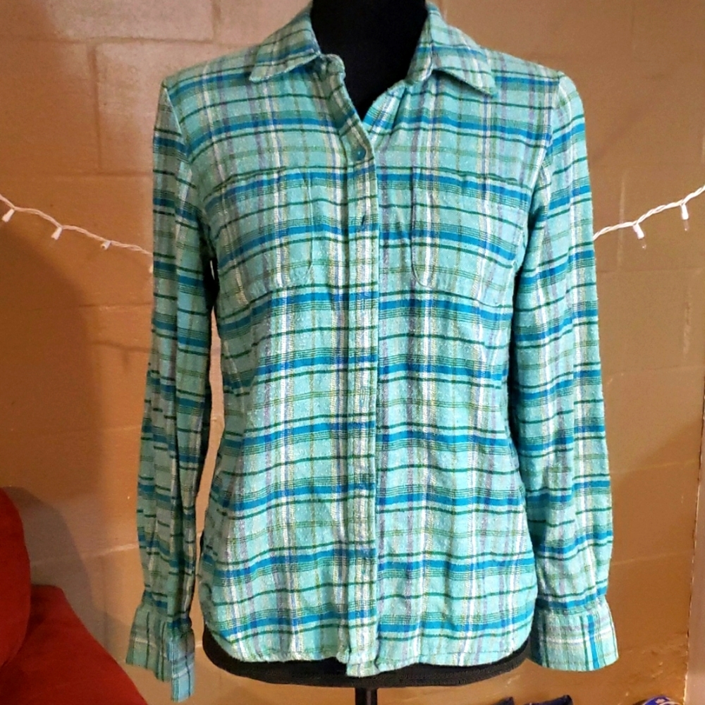 Blue Flannel Shirt
